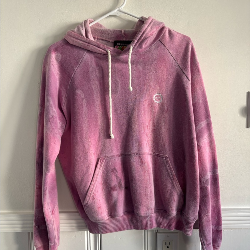 Pink Tie-Dye Women's Hoodie